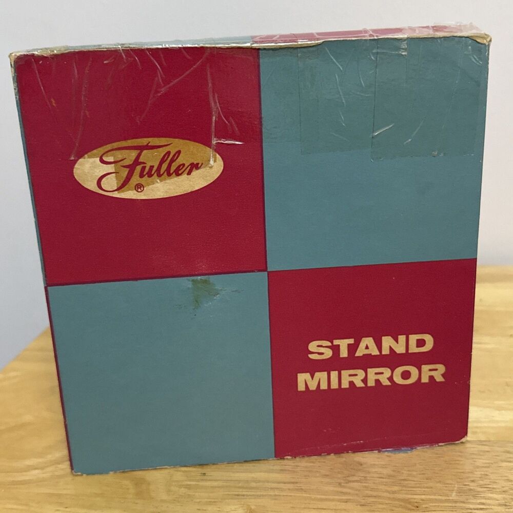 VTG Makeup Mirror Fuller Brush Co Double Sided & Beveled Celluloid Ivory - Picture 13 of 14